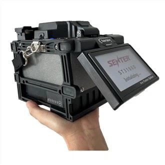 4 Motors Optical Fiber Fusion Splicer Splicing Thiab Vuam Tshuab